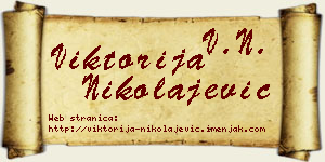 Viktorija Nikolajević vizit kartica